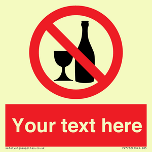 Custom prohibition no alcohol